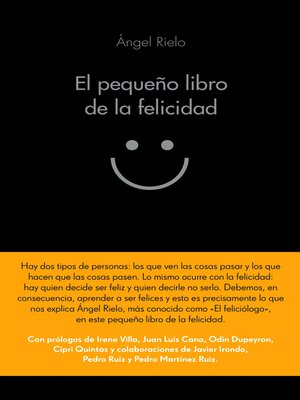 cover image of El pequeño libro de la felicidad